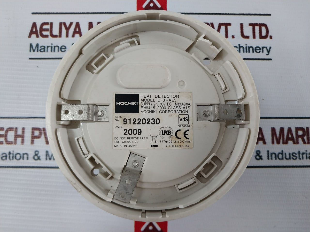 Nohmi Bosai Fdl514-wn-70 Constant Temperature Sensor Heat Detector 70°C