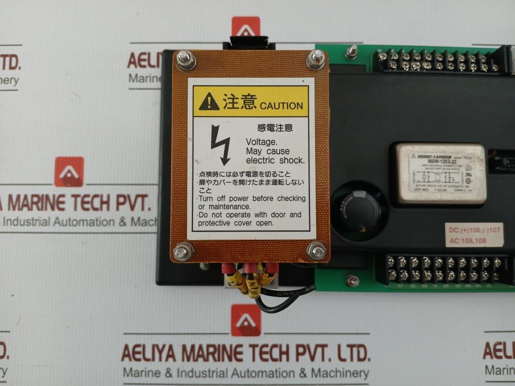 Noise Filter Pcb Assy 250V-3A 50/60Hz Mbw-1203-22 Nemic-lambda