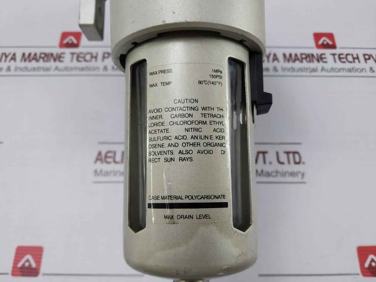 Nojpc Ar 5000 Filter Regulator And Lubricator (Frl) Unit 1Mpa 150Psi