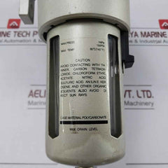 Nojpc Ar 5000 Filter Regulator And Lubricator (Frl) Unit 1Mpa 150Psi