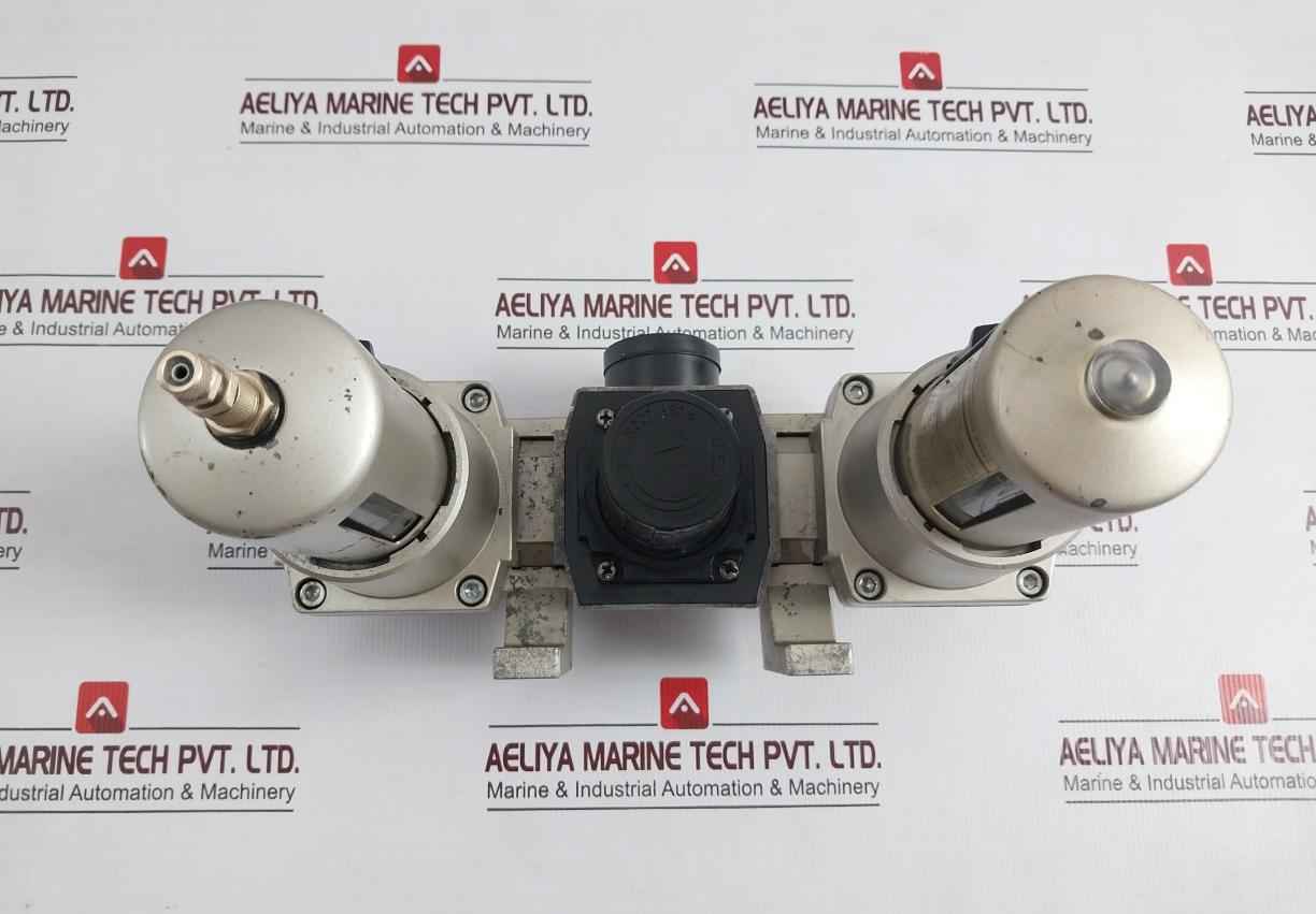 Nojpc Ar 5000 Pneumatic Filter Regulator Lubricator 0-150 Psi