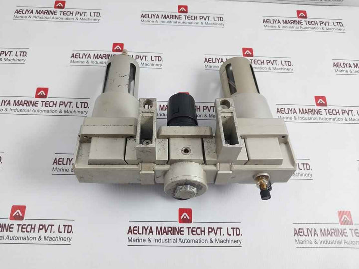 Nojpc Ar 5000 Pneumatic Filter Regulator Lubricator 0-150 Psi