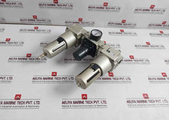 Nojpc Ar 5000 Pneumatic Filter Regulator Lubricator 0-150 Psi