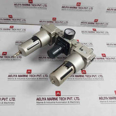 Nojpc Ar 5000 Pneumatic Filter Regulator Lubricator 0-150 Psi