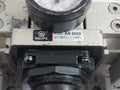 Nojpc Ar 5000 Pneumatic Filter Regulator Lubricator 0-150 Psi