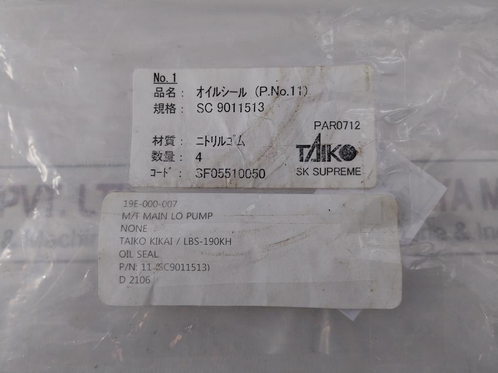 Nok Ac3932A Standard Oil Seal For M/T Main Lo Pump