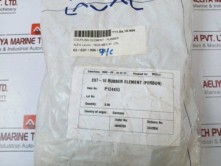 Nor-mex 97-10 Coupling Element- Rubber (Perbun) 711.04.10.900