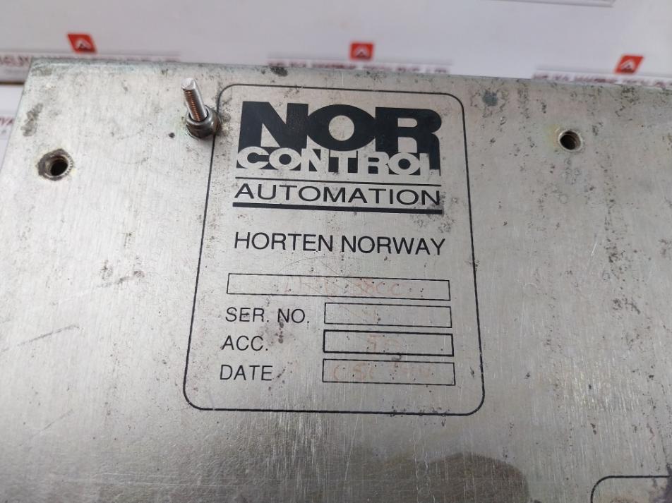 Nor Control Digital Governor Unit Part No: Dgu 8800E