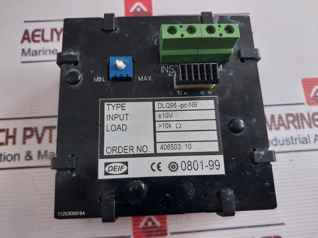 Nor Control Dlq96-pc-nb Setpoint Panel Meter 24Vac/Dc