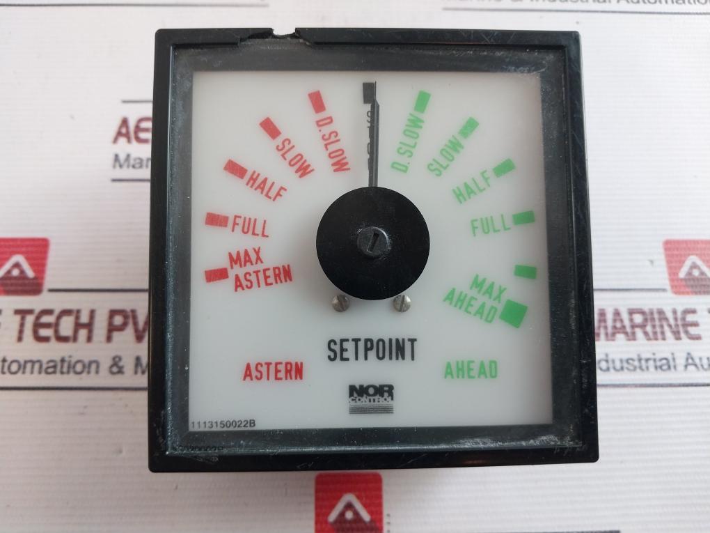 Nor Control Dlq96-pc-nb Setpoint Panel Meter 24Vac/Dc