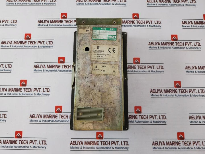 Nor Control Etu 002 Engine Telegraph Unit 8200010