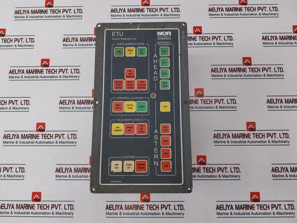Nor Control Etu 002 Engine Telegraph Unit 8200010