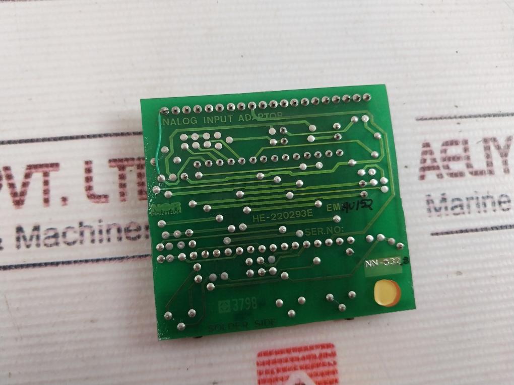 Nor Control He-220293E Analog Input Adaptor Board Nn-832.8