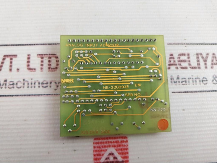 Nor Control He-220293E Analog Input Adaptor Card 94V