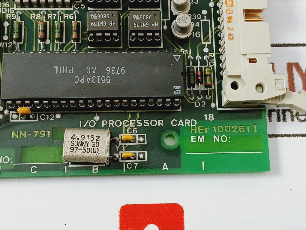 Nor Control HER 100261 I Input/output Processor Card SW15201-07