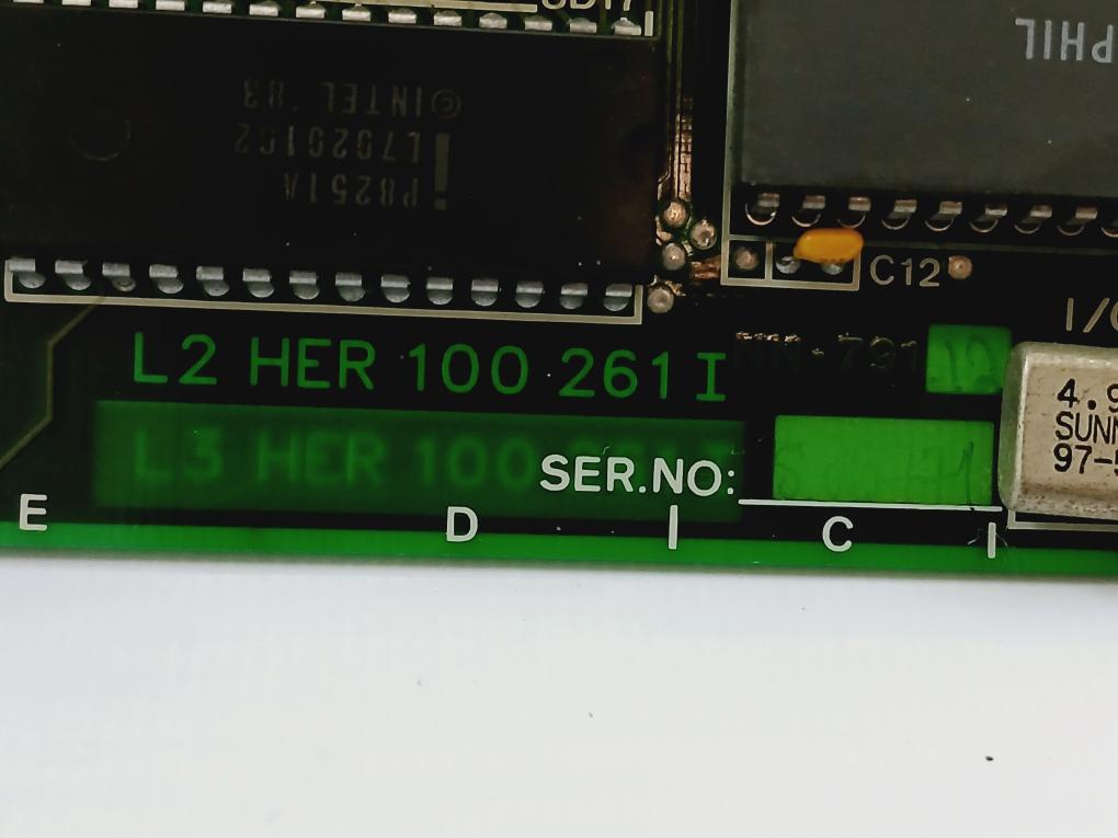 Nor Control HER 100261 I Input/output Processor Card SW15201-07