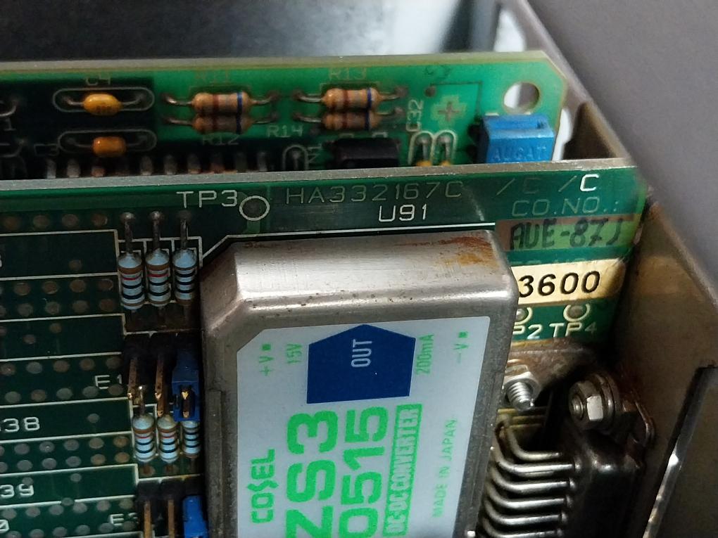 Nor Control Main Computer Unit Mcu 8625 Input 270 W