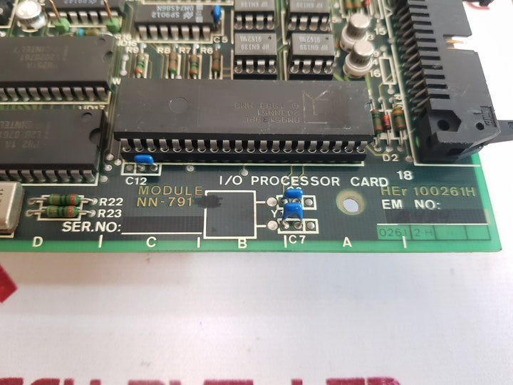Nor Control Automation Nn-791 I/O Processor Card Her 100261H Used