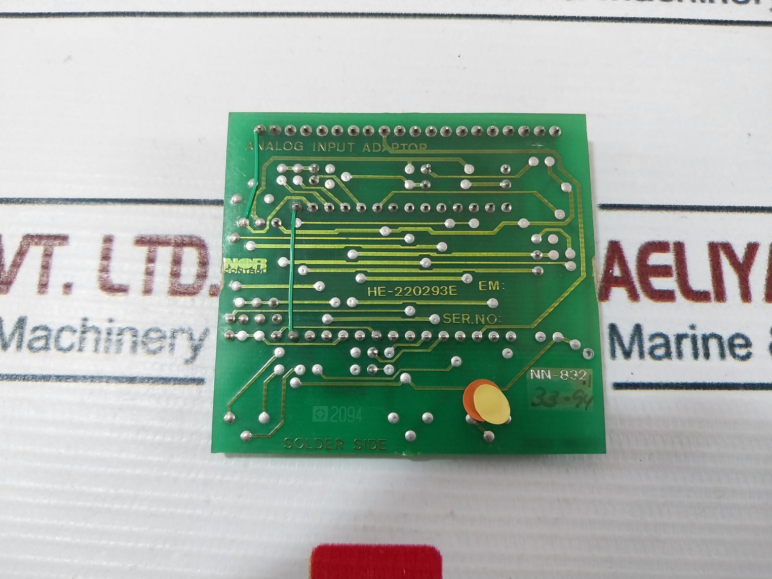 Nor Control Nn-832.1 Analog Input Adaptor He-220293E