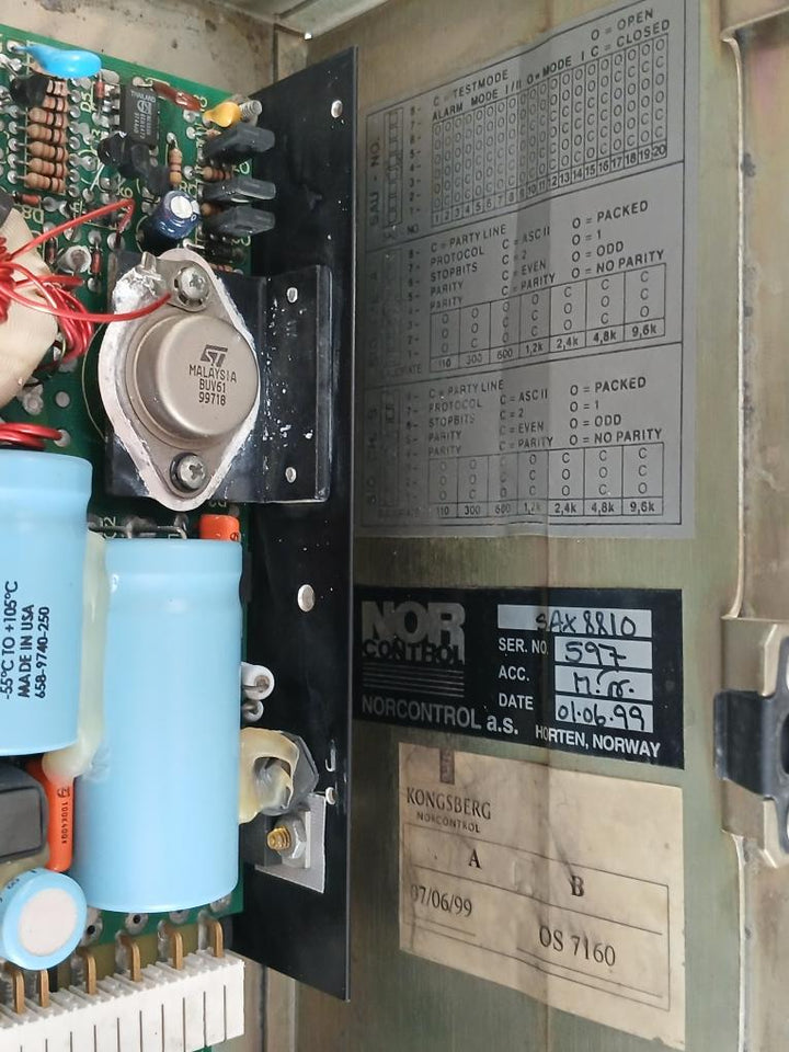 Nor Control Signal Acquisition Unit Extender Na 1008.1, Nn-832.1, Nn-80 Part No Sax 8810