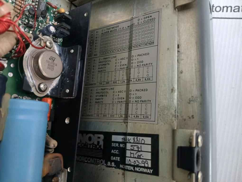 Nor Control Signal Acquisition Unit Nn-832, Na 1001, Na 1008.4 Part No. Sax 8810