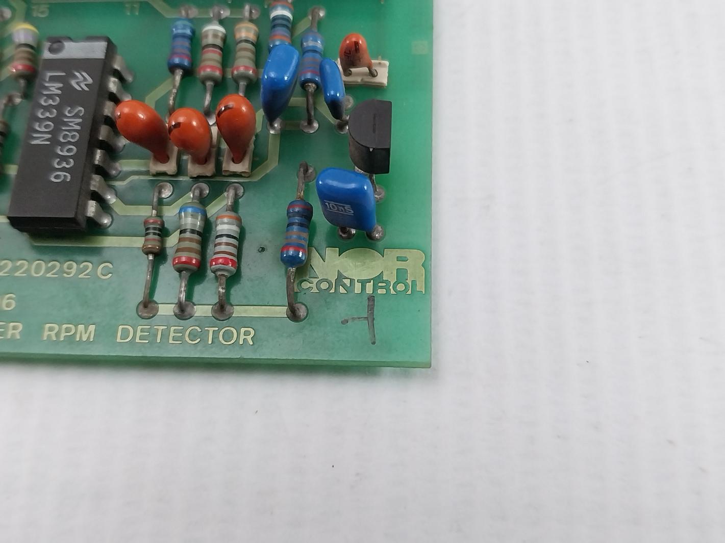 Nor Control Nn 806 Adapter Rpm Detector