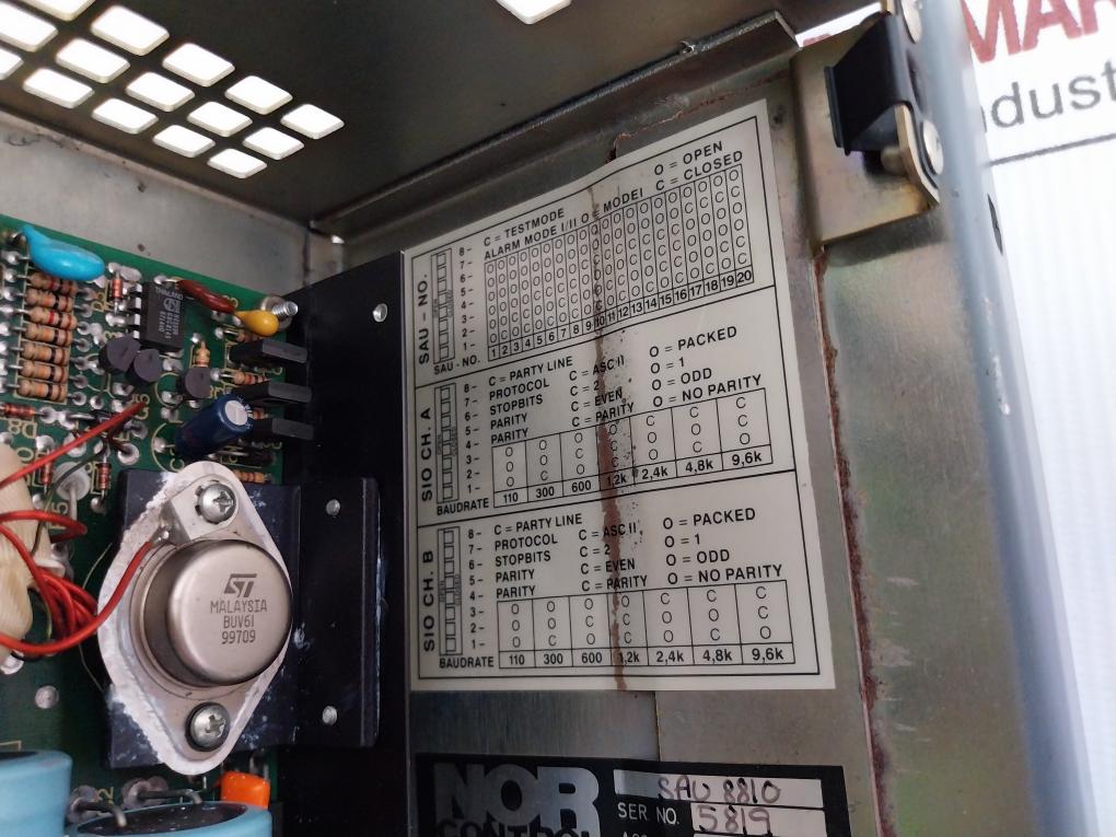 Nor Control Signal Acquisition Unit Vt25-373-99/X9 Part No: Sau 8810 Input 20-60Vdc 3A