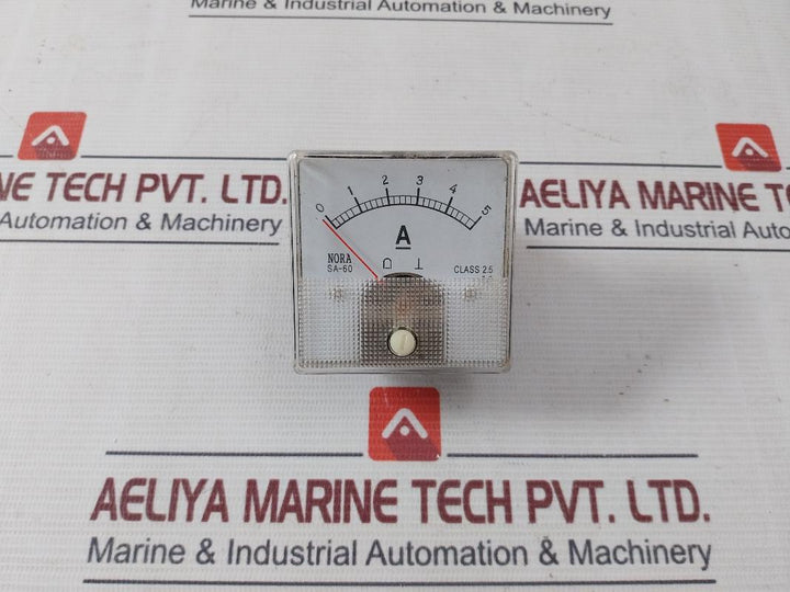 Nora Sa-60 Analog Ammeter Class 2.5