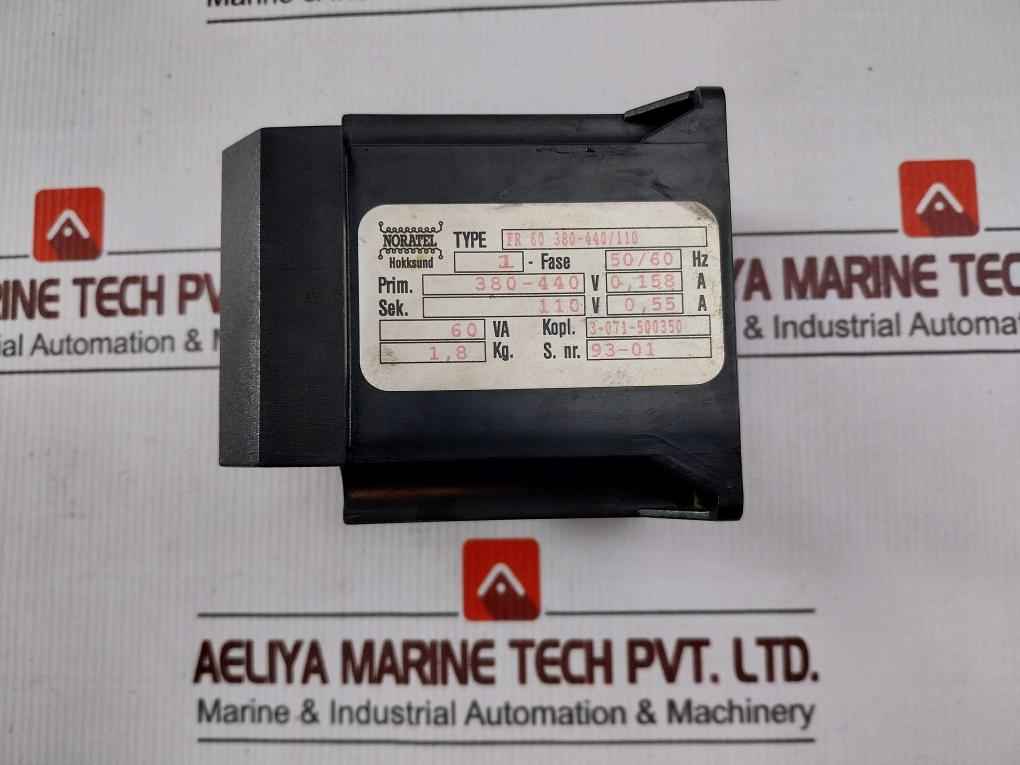 Noratel Fr 60 380-440/110 Safety Isolating Transformer 50/60 Hz 440V