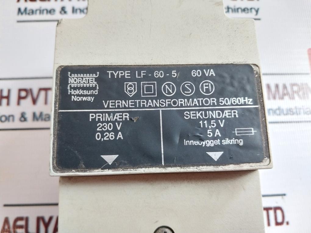 Noratel Lf-60-5 Isolating Transformer 50/60Hz
