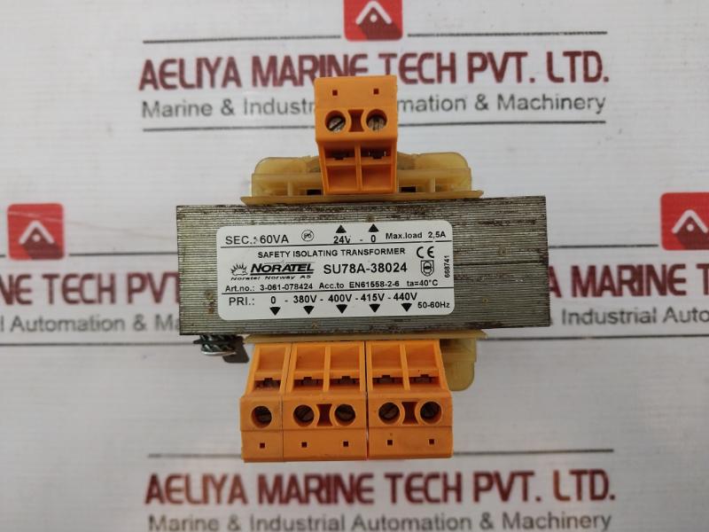 Noratel Su78A-38024 Safety Isolating Transformer 60Va 24V 2.5A 380-440V