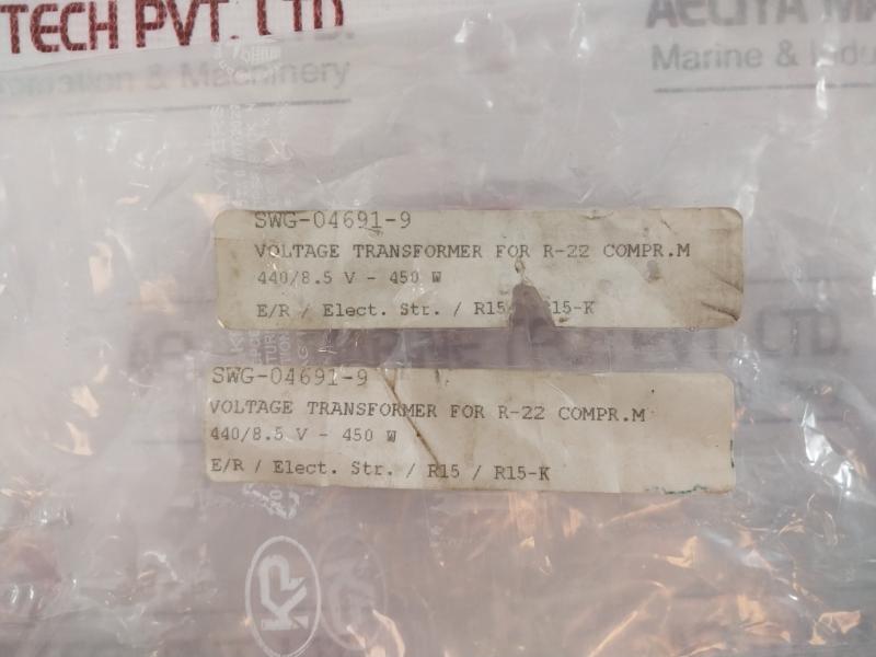 Noratel Su Voltage Transformer 440v/8.5v 450w 1a