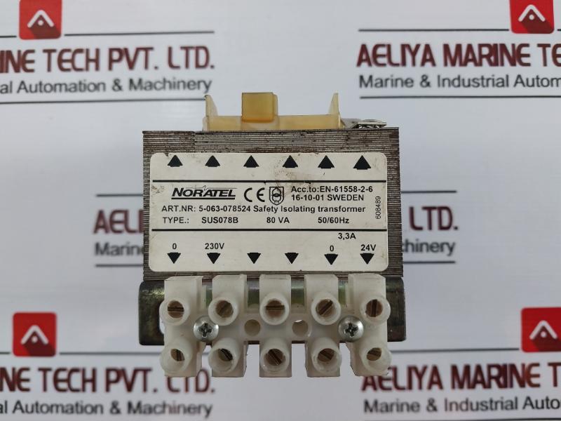 Noratel Sus078b Safety Isolating Transformer 5-063-078524 50/60hz