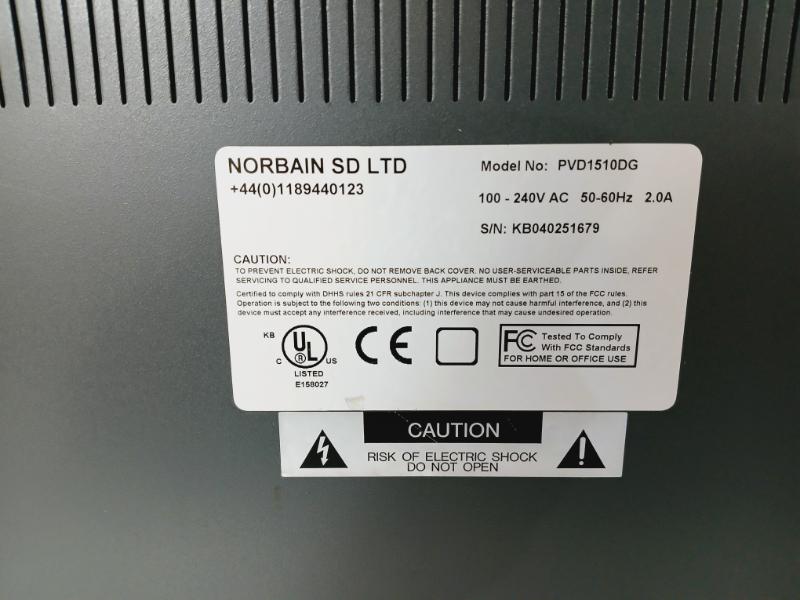 Norbain Pvd1510dg Vista Power Supply, 100-240v Ac