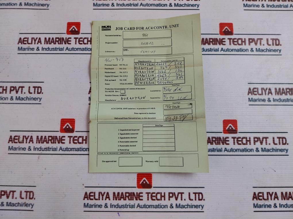 Norcontrol Auto Chief 4 Ac4 Ecr Remote Control System 8200022