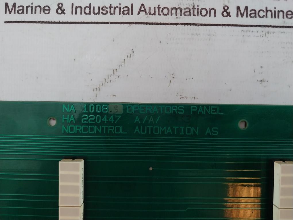 Norcontrol Automation Ha 220447A/A Operator Panel Na 1008.3