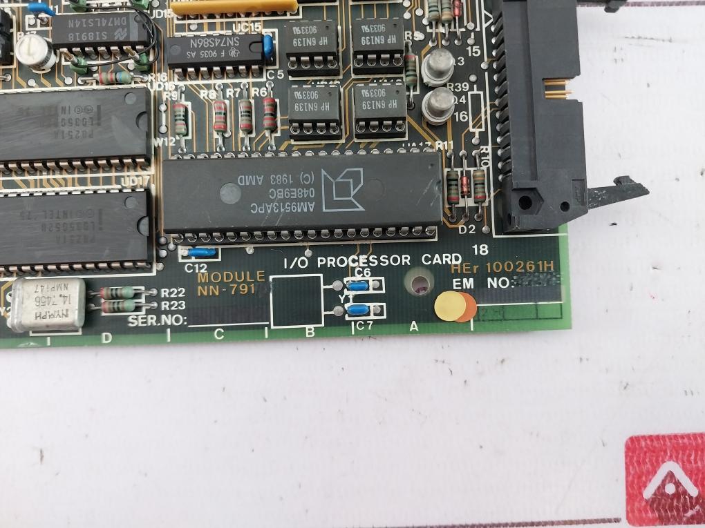 Norcontrol Automation Her 100261H I/O Processor Card Pcb Board Nn-791