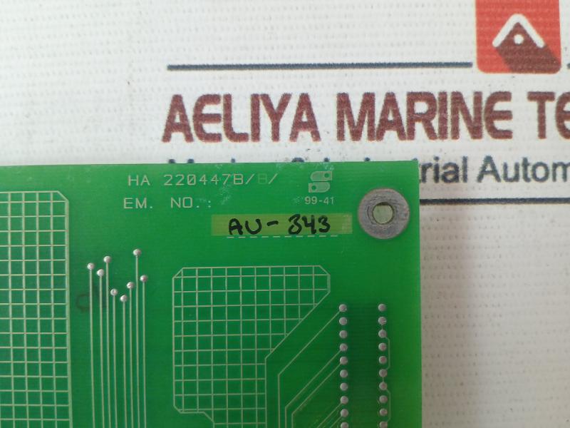 Norcontrol Automation Na 1008 1 Operator Panel Au-343 Ha 220447B/B