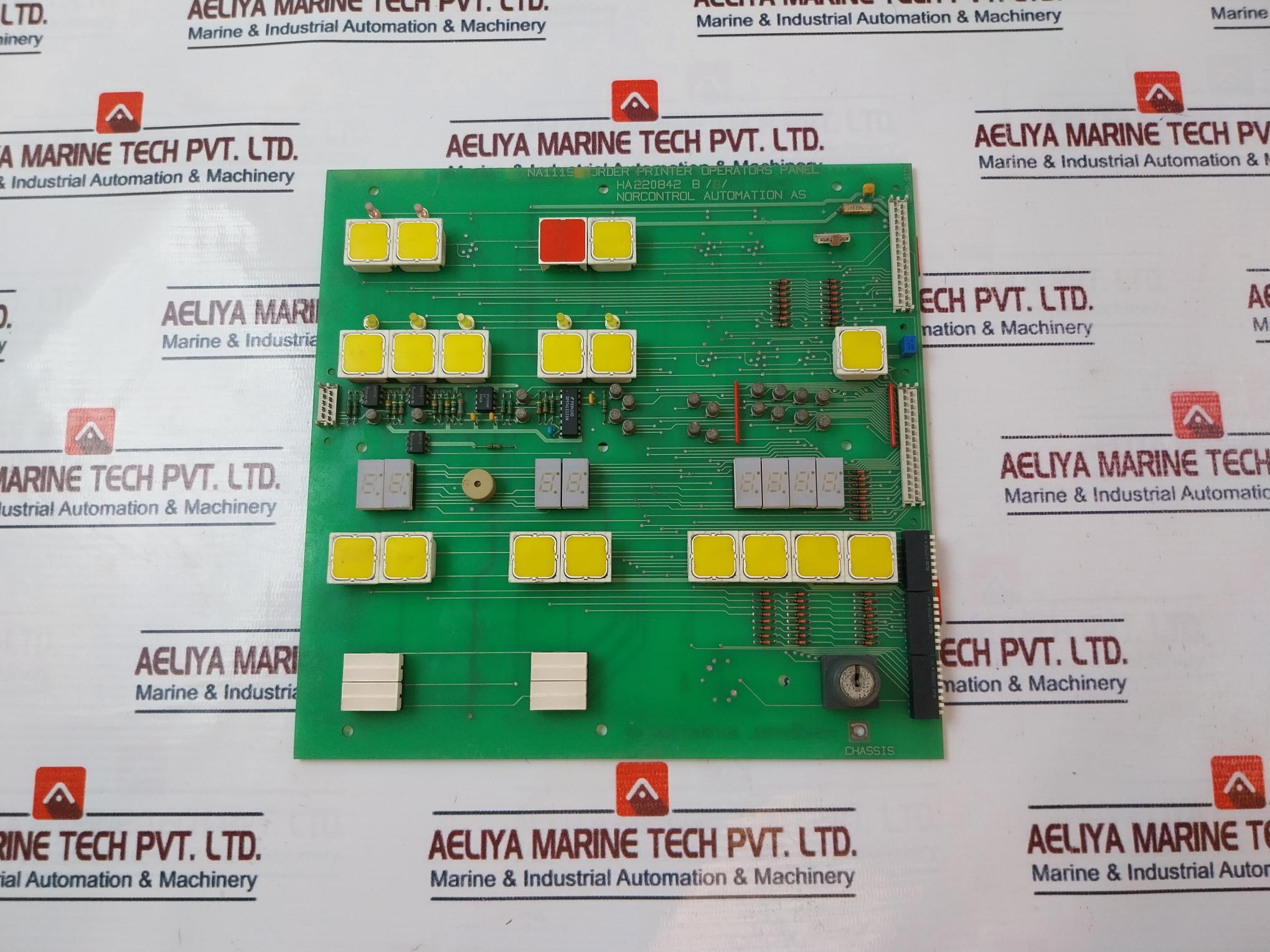 Norcontrol Automation Na1115 Order Printer Operator Panel