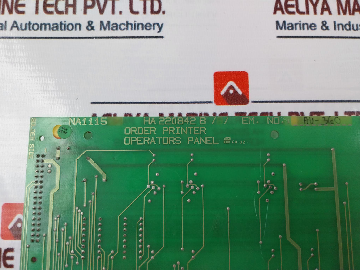 Norcontrol Automation Na1115 Order Printer Operators Panel