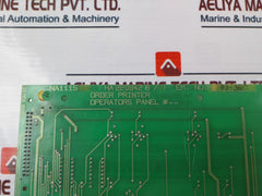 Norcontrol Automation Na1115 Order Printer Operator Panel