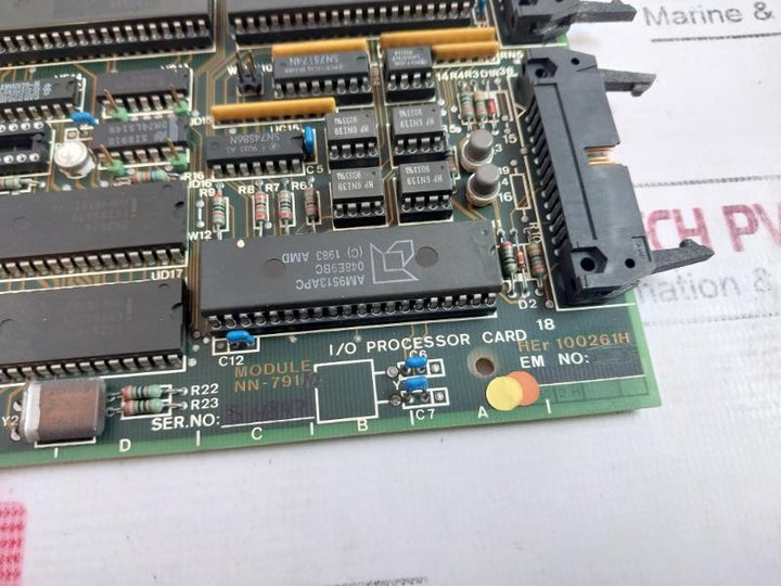 Norcontrol Automation Nn-791.10 I/O Processor Card Her 100261H 49.90