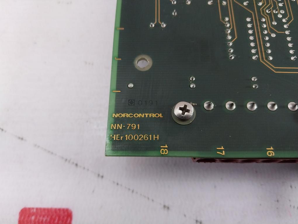 Norcontrol Automation Nn-791.10 I/O Processor Card Her 100261H Nn-791