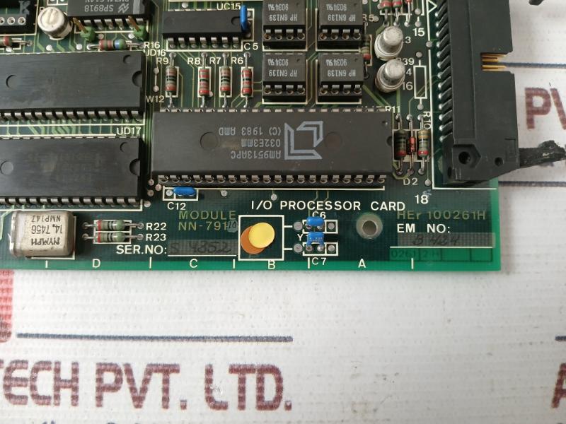 Norcontrol Automation Nn-791.10 I/O Processor Card Module Her 100261 H