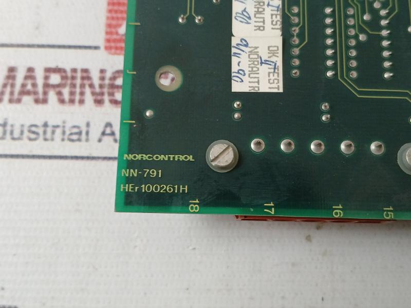 Norcontrol Automation Nn-791.10 I/O Processor Card Module Her 100261 H