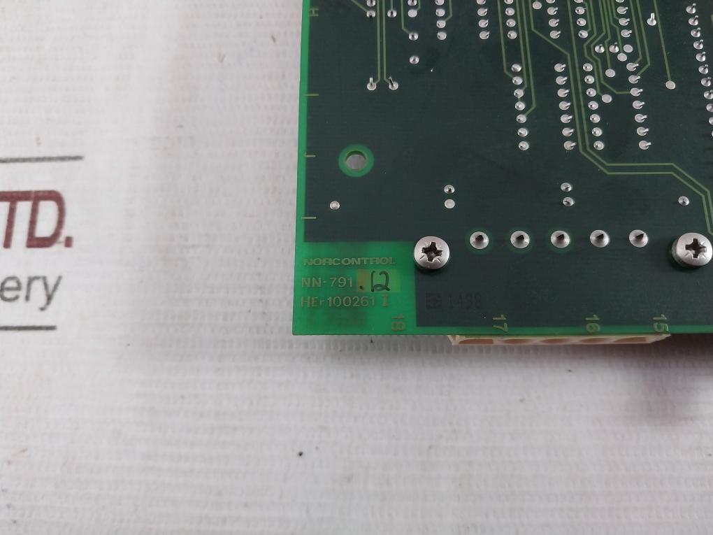 Norcontrol Automation Nn-791.12 I/O Processor Card Her 100261 I Au 352 Sw52101-05
