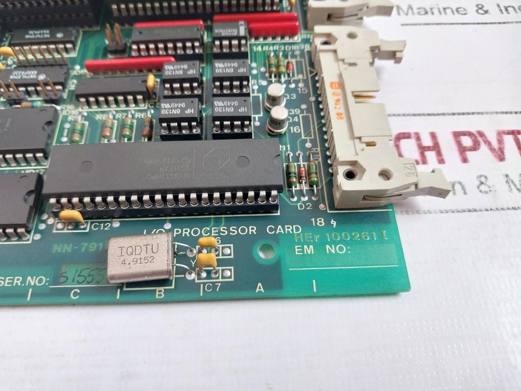 Norcontrol Automation Nn-791.12 Input Output Processor Card Nn-836 He 220304 A