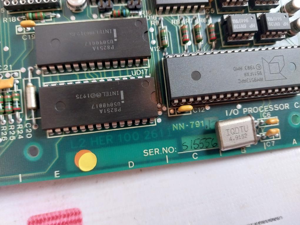 Norcontrol Automation Nn-791.12 Input Output Processor Card Nn-836 He 220304 A