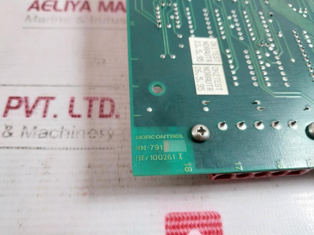 Norcontrol Automation Nn-791.12 Input Output Processor Card Nn-836 He 220304 A