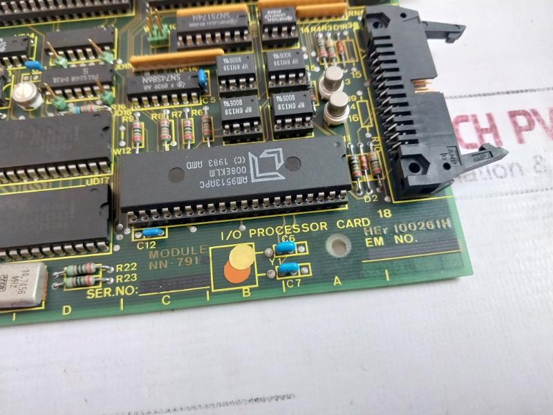 Norcontrol Automation Nn-791 Input Output Processor Card Her 100261H